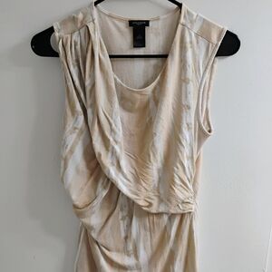 Ann Taylor Cream and White Top